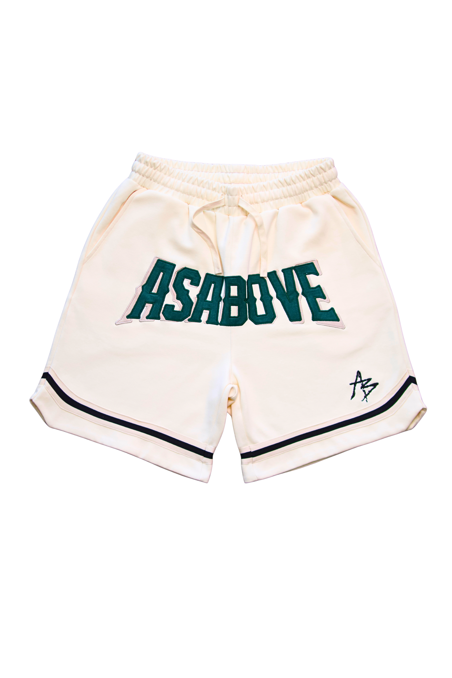 Signature As Above Cotton Shorts